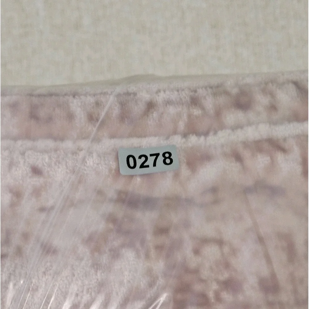 EUC Lot of 2  Celebrity Home Blush Pink Feathered Velvet Decorative Pillowcases